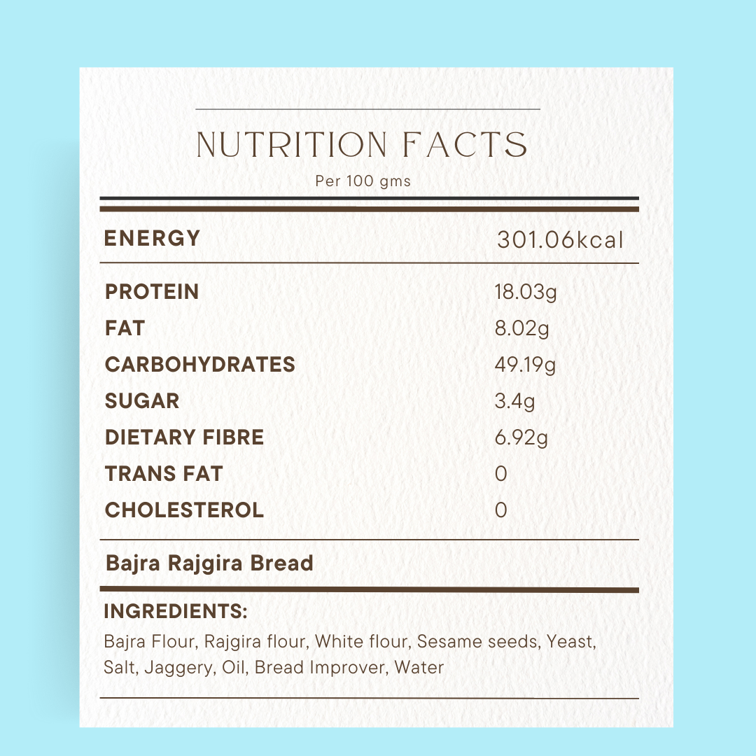 Bajra Rajgira Bread (400gms)