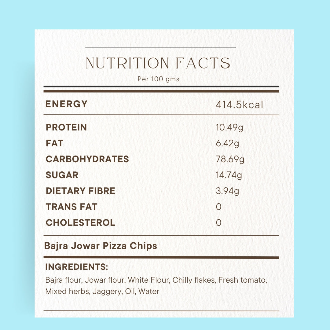 Bajra Jowar Pizza Chips (100gms)
