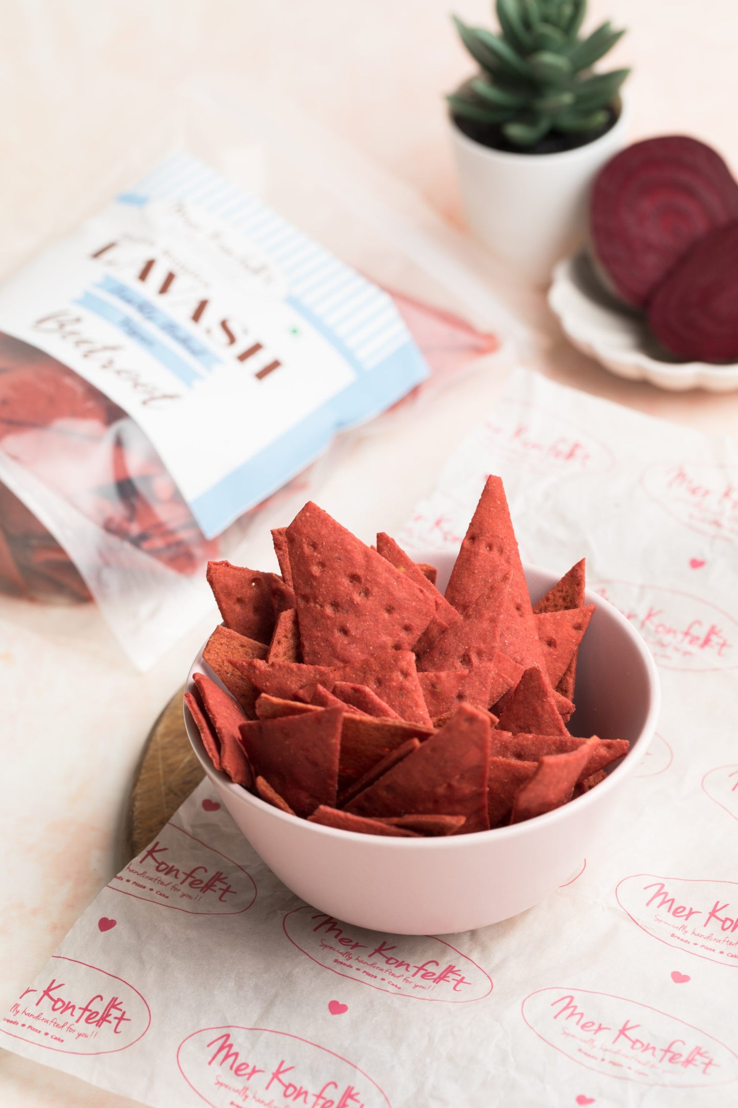 Bajra Rajgira Lavash - Beetroot (100gms)