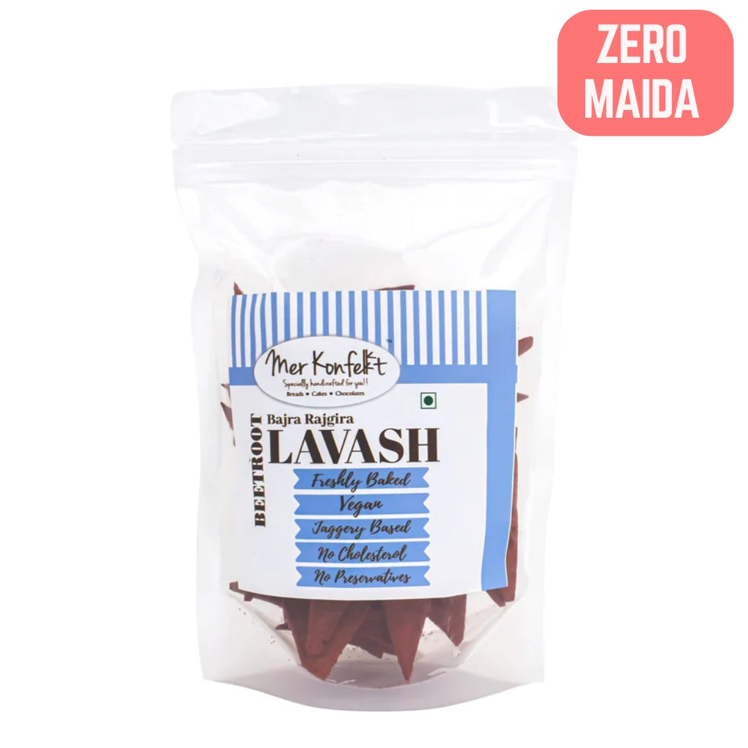 Bajra Rajgira Lavash - Beetroot (100gms)