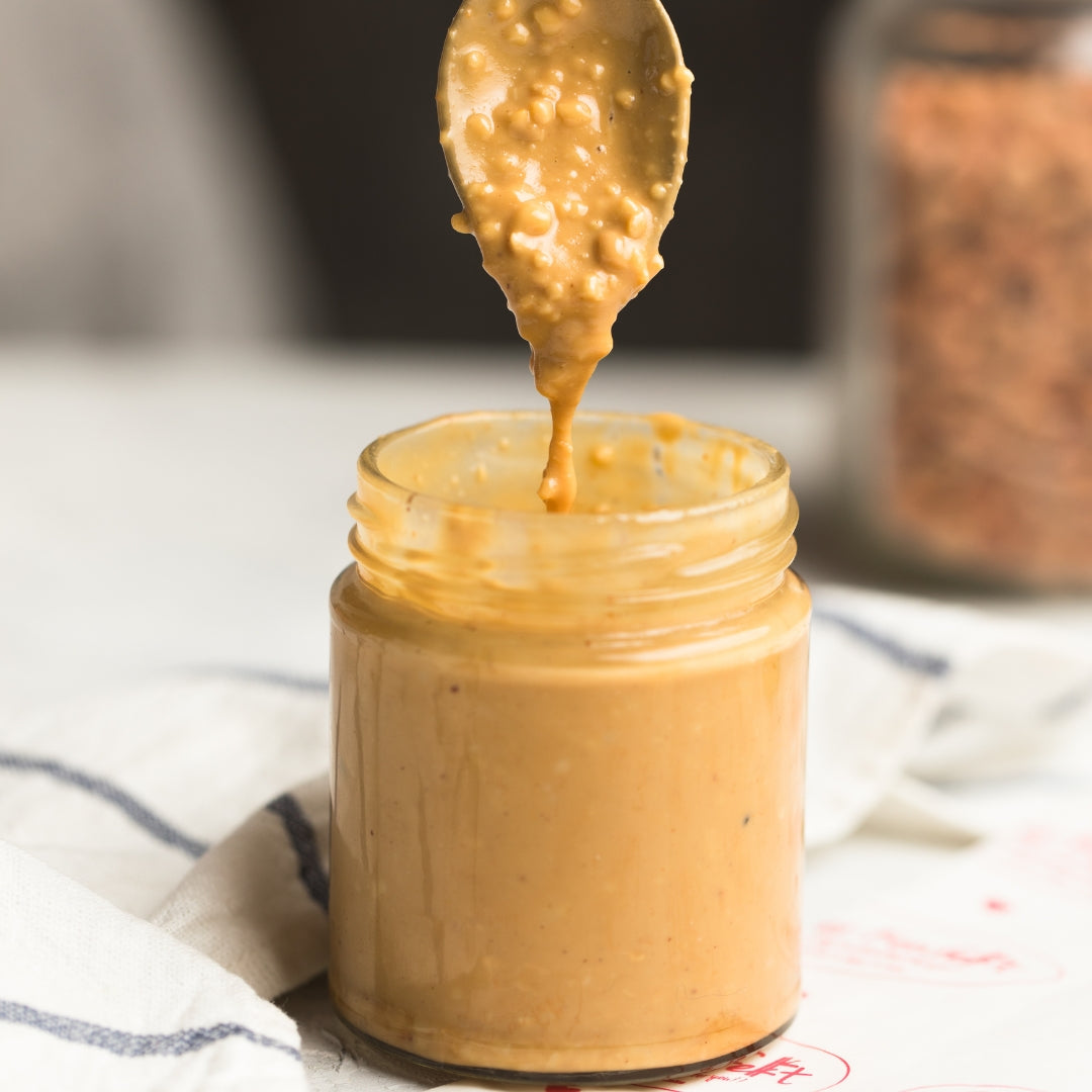 Unsweetened Peanut Butter - 100% Natural and Crunchy (100gms)