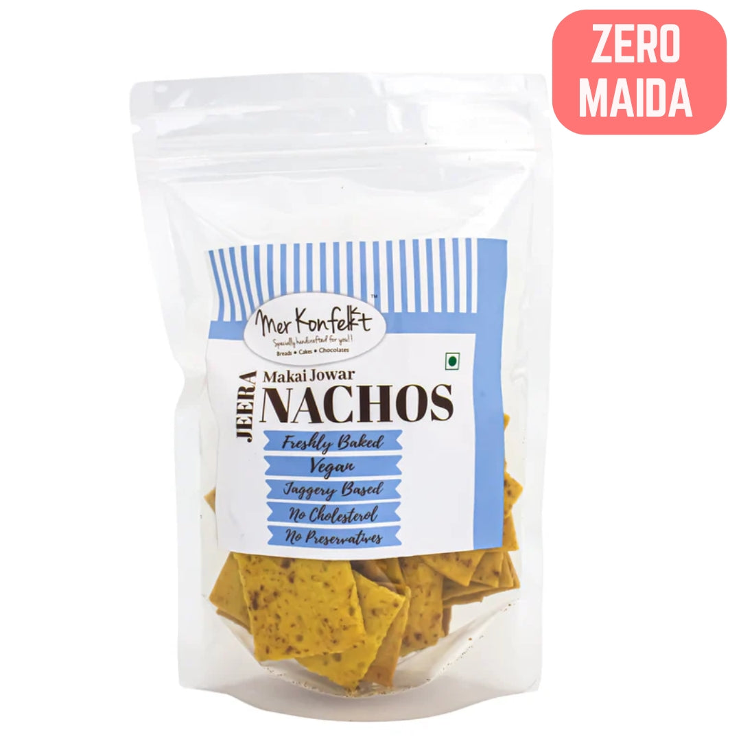 Makai Jowar Nachos - Jeera (100gms)