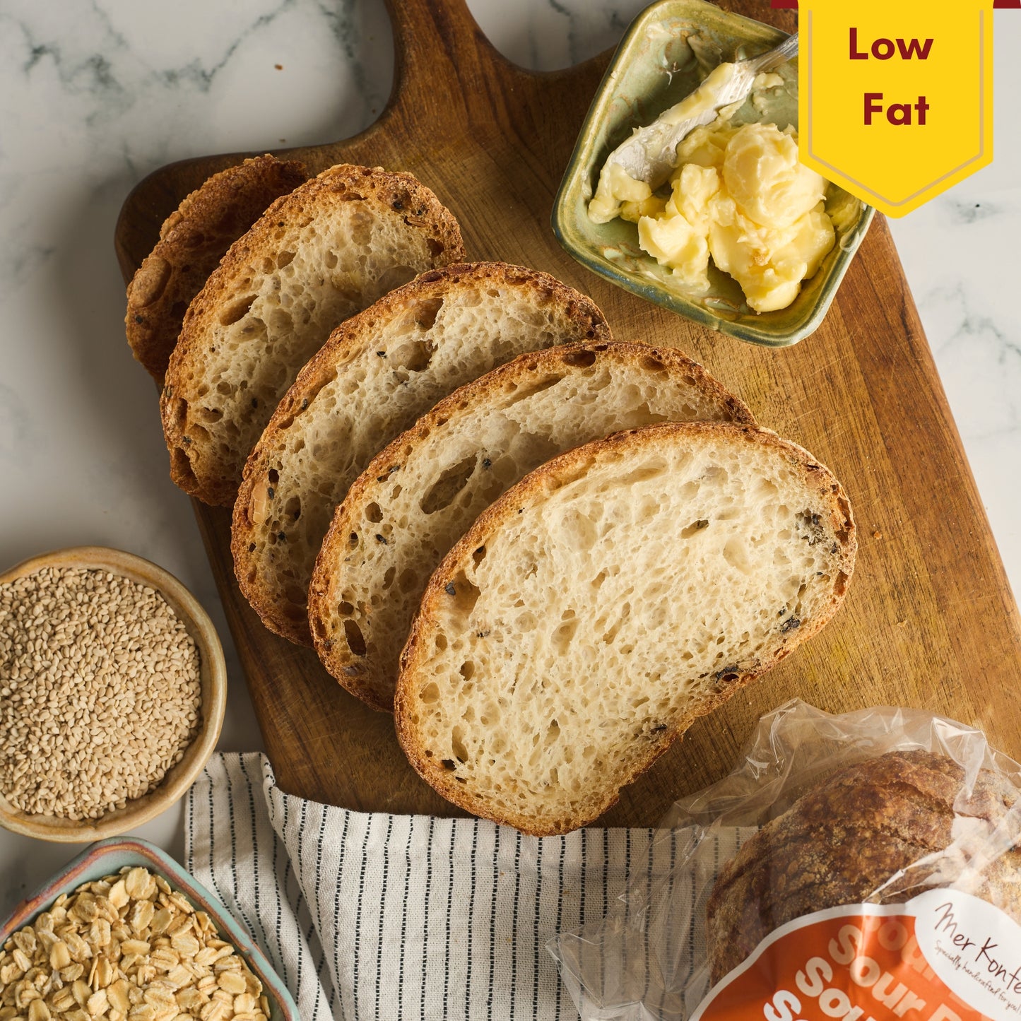 Sourdough Bread - Oats & Sesame Seeds (350gms)