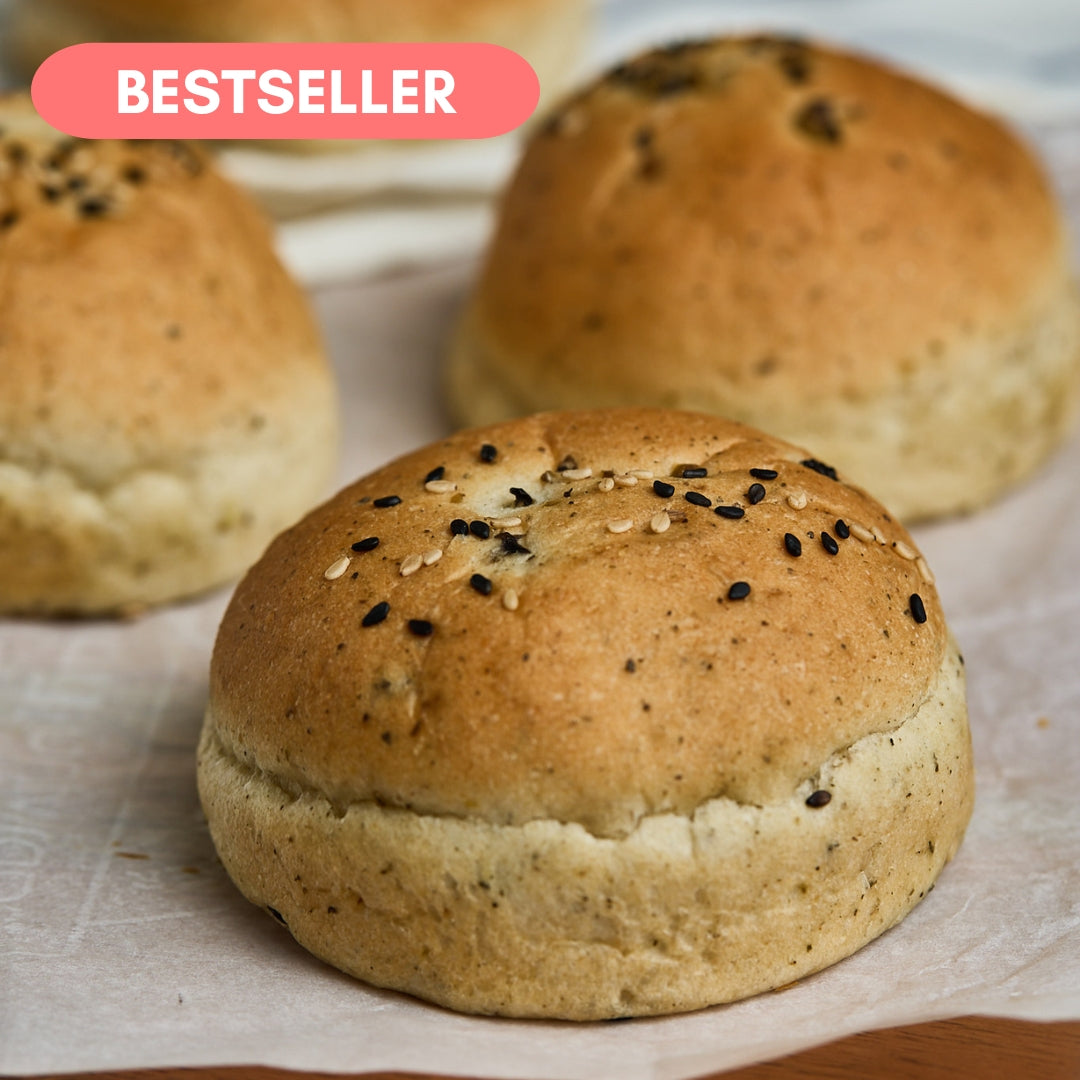 Jowar Rajgira Burger Buns (Pack of 4)