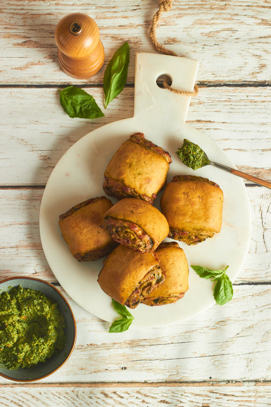 Wholewheat Pesto Rolls (Pack of 3)