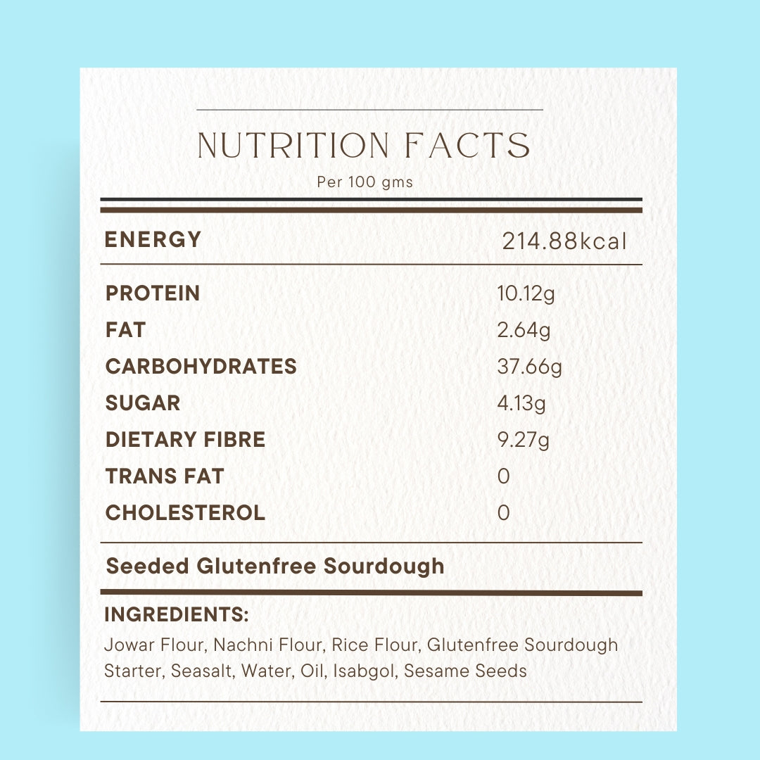 Gluten Free Millet Seeded Sourdough Bread (300gms)
