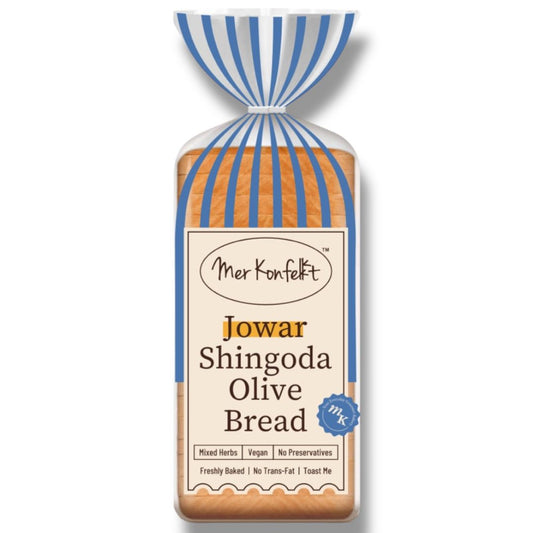 Millet Jowar Shingoda Olive Bread (400gms)