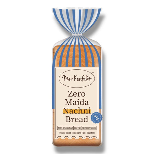 Zero Maida Nachni Wholewheat Bread (400gms)