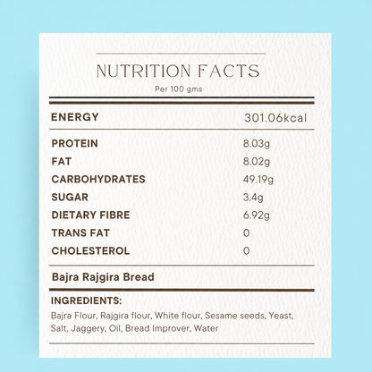 Millet Bajra Rajgira Bread (400gms)