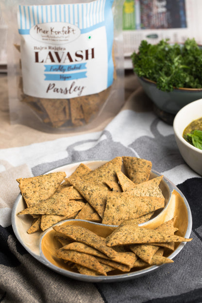 Bajra Rajgira Lavash - Parsley (100gms)