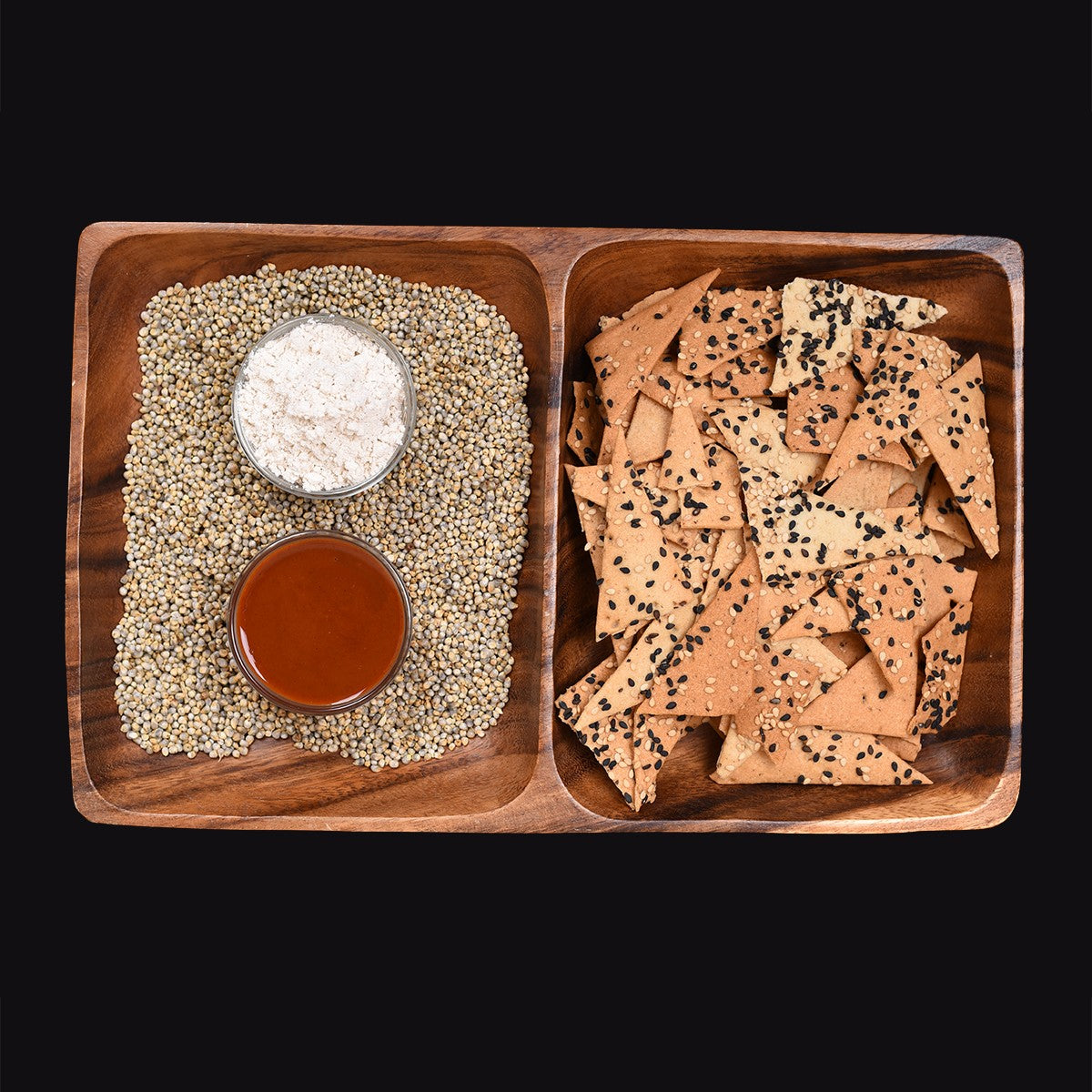 Bajra Rajgira Lavash - Sesame Seeds (100gms)