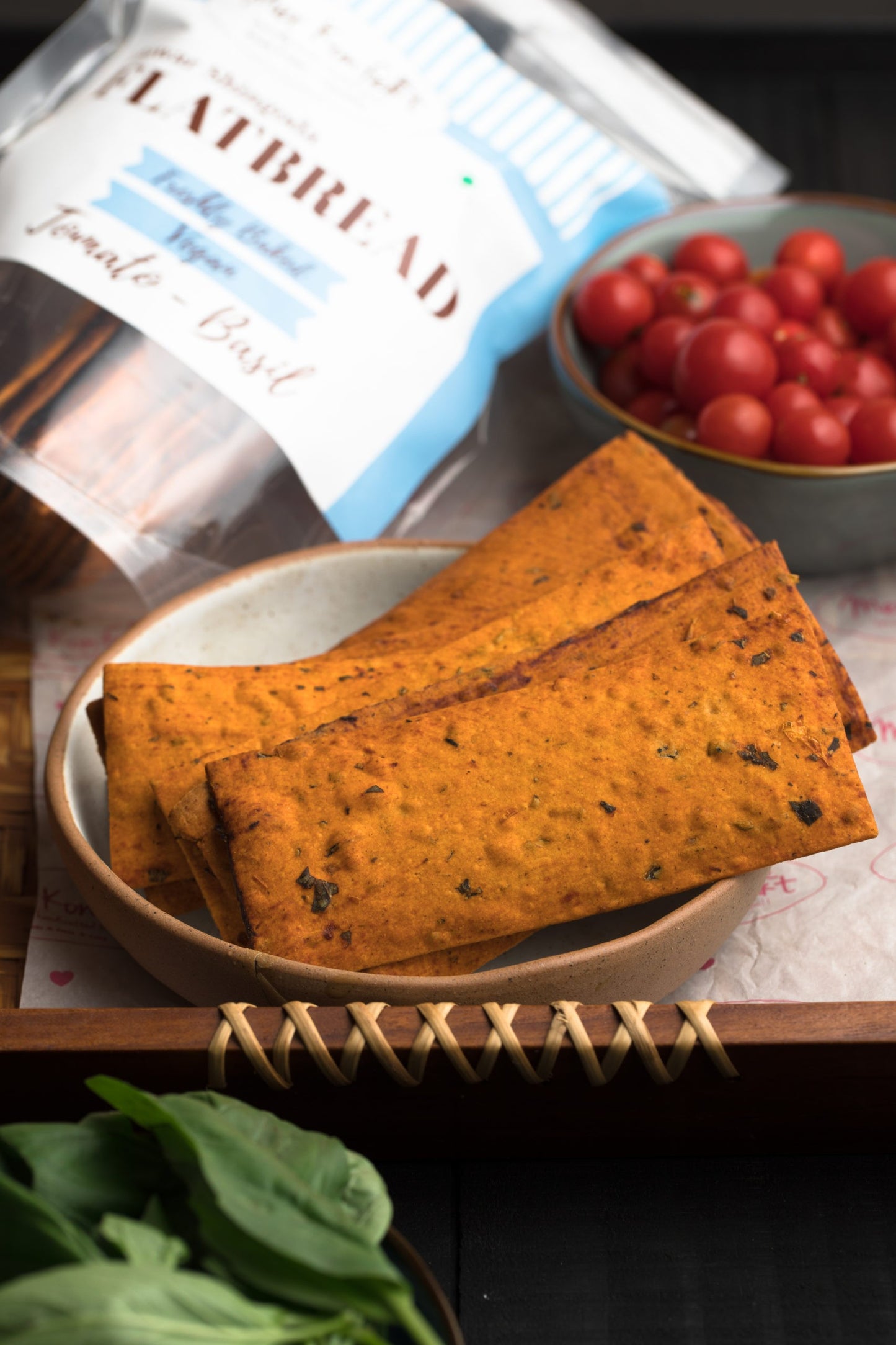 Jowar Shingoda Flatbread- Tomato Basil (200gms)